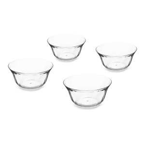 Kitchencraft Jo Big Love Dessert Dishes Set of 4 Glass